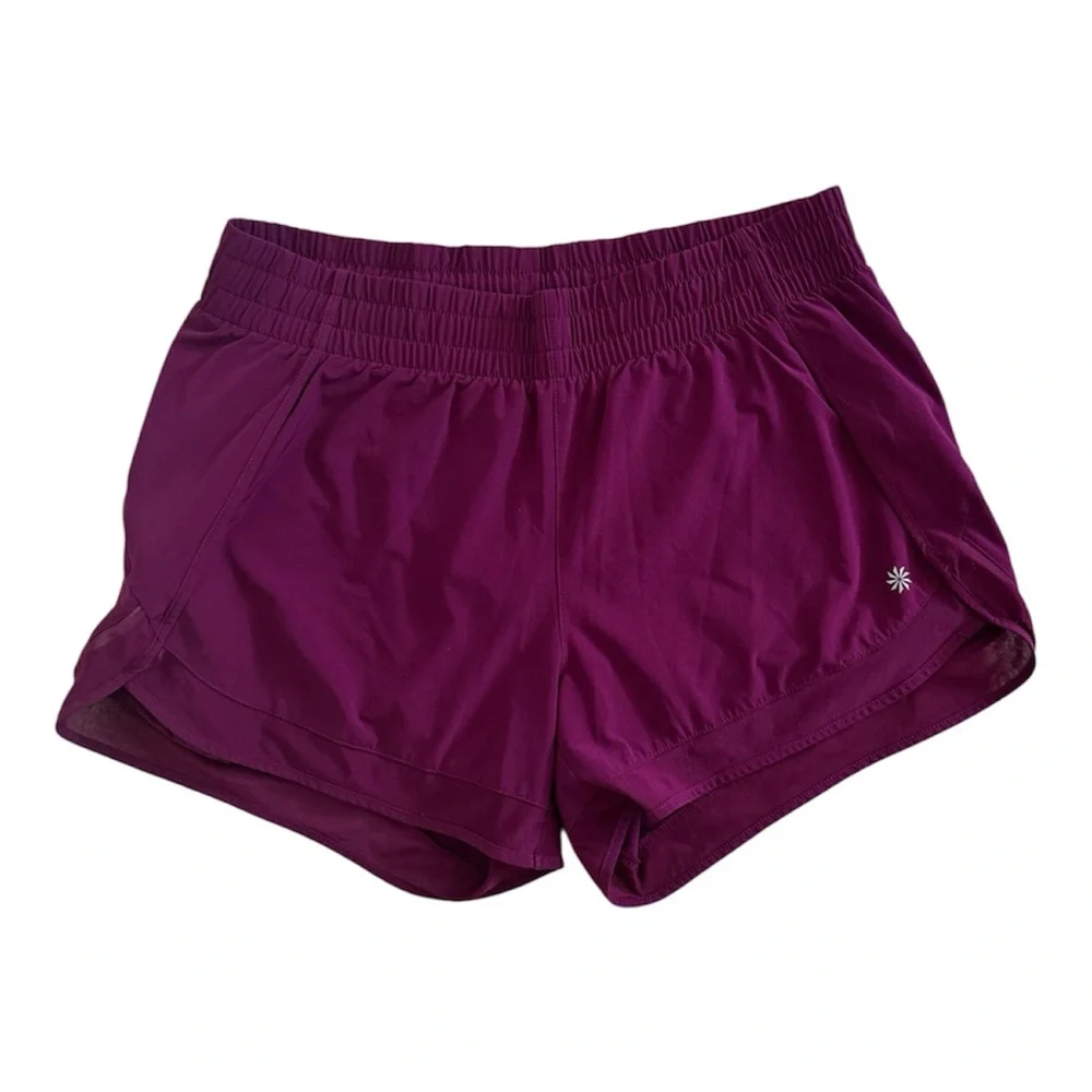 Athleta Women's Mesh Racer Run Short Size M - Picture 2 of 6